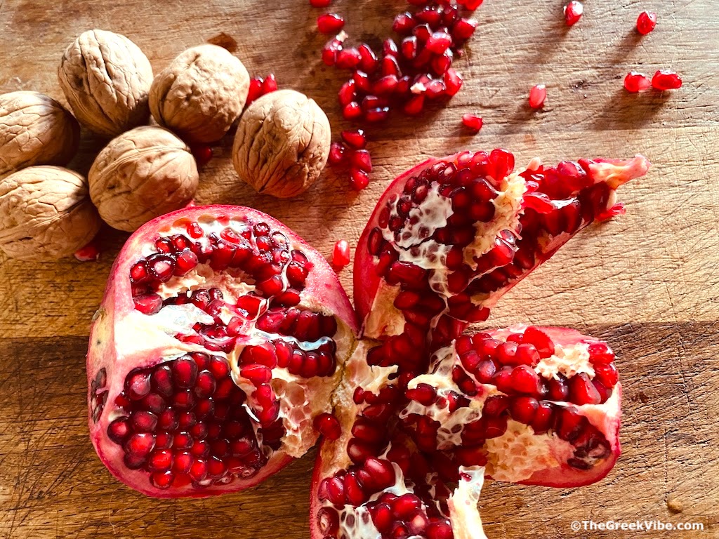 A Pomegranate Full of Wishes for Greek New Year